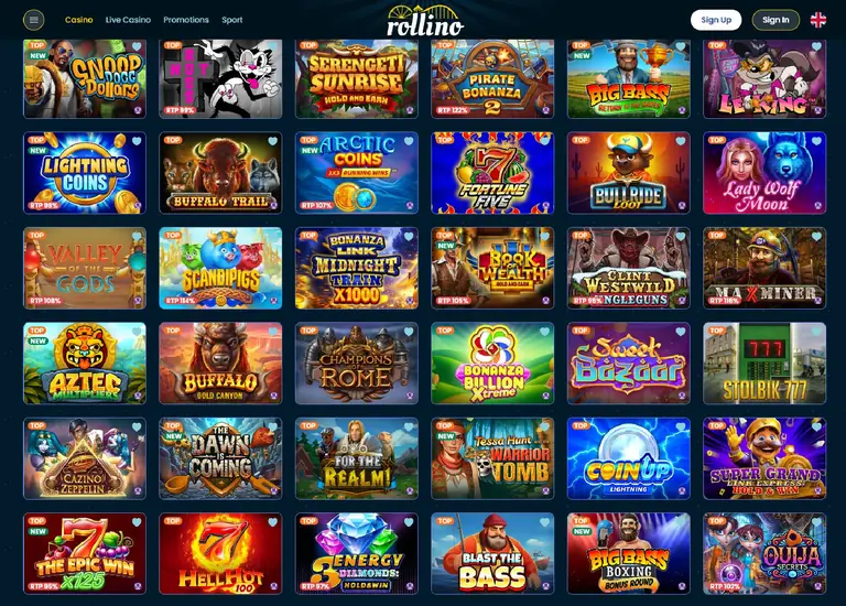 Rollino slots screenshot
